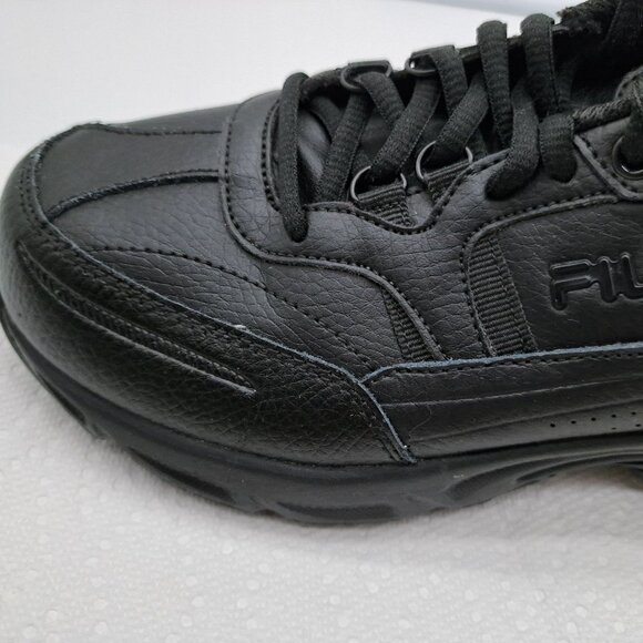 Fila Men's Memory Workshift-m Shoes, Black  - Size 7.5 wide - Picture 12 of 13